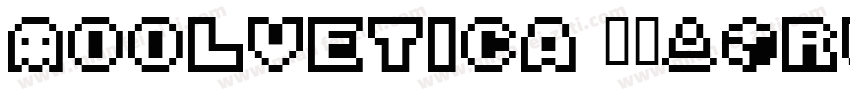 Coolvetica 常规(TrueType)字体转换